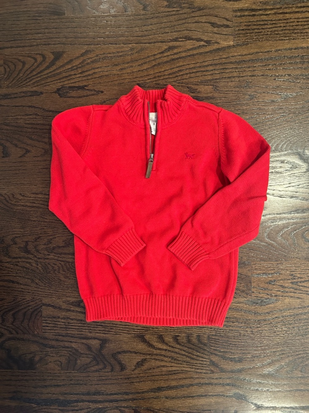 Carter's Bright Red Half-Zip Sweater
